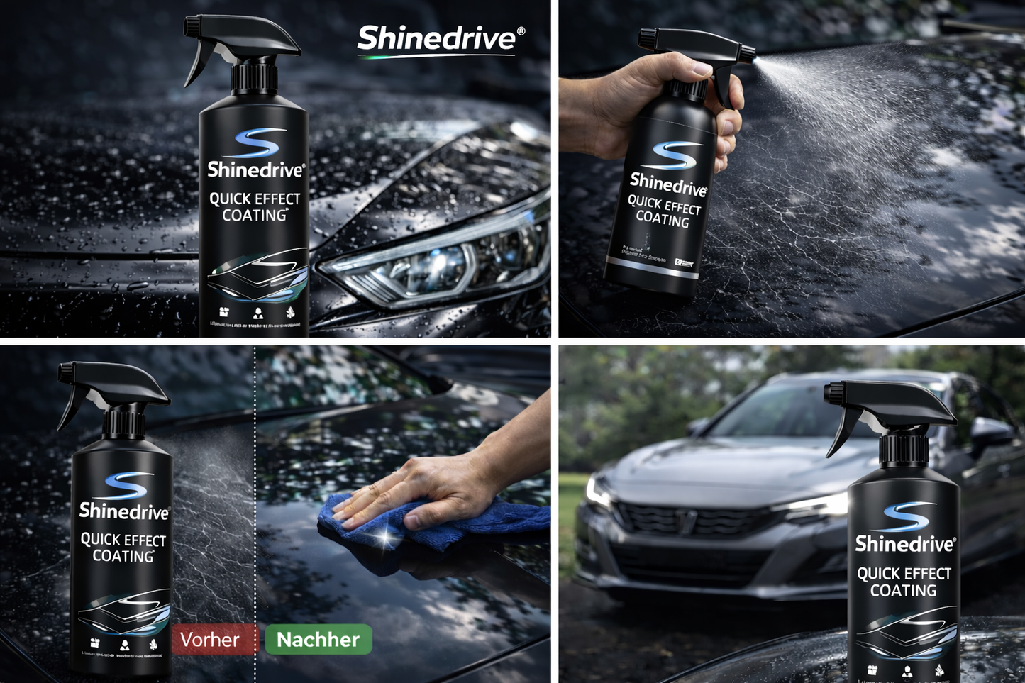Shinedrive® Quick Effect Coating – Glanz & Schutz in Minuten